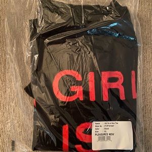 Pleasures A Girl is a Gun t shirt. Black. Xl